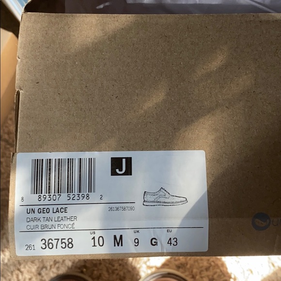 Clarks Unstructured Un Geo Lace Shoes